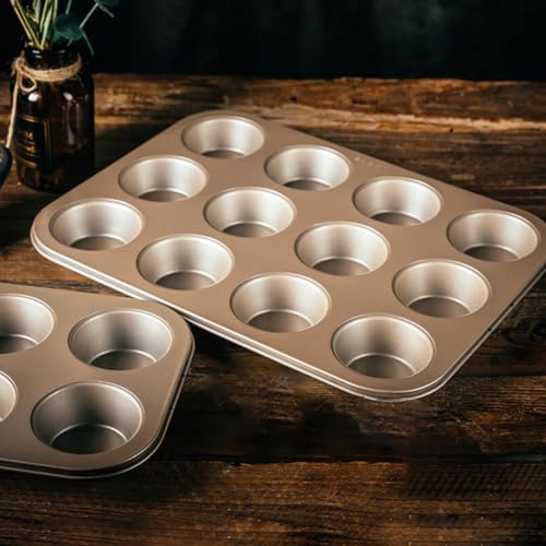 2er-Set Muffinblech 12 Mulden – antihaftbeschichtet & hitzebeständig