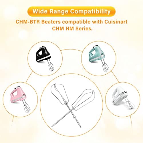 ANTOBLE Hand Mixer Beaters Compatible with Cuisinart HM-90s HM-70