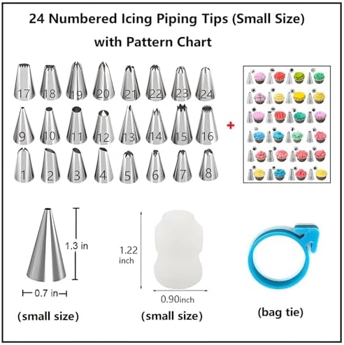 ANSLYQA Cake Decorating Kit, 237 Pcs Baking Tools