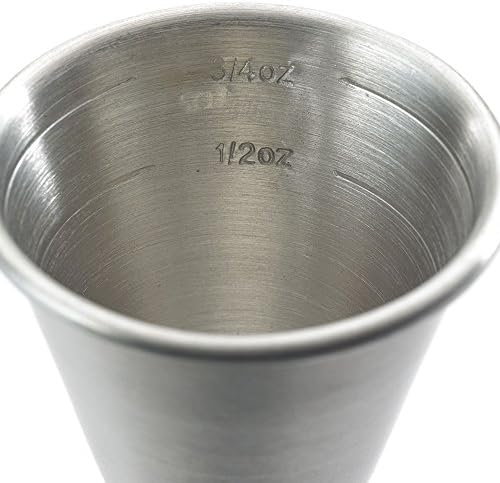Barfly Japanese Style Jigger, 1 oz x 2 oz, Stainless