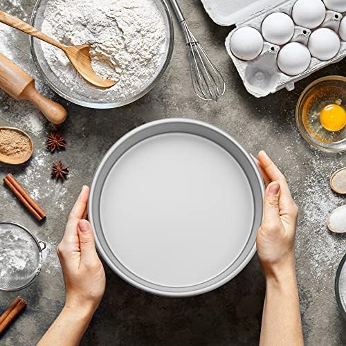 Last Confection 8 x 2 Inch Round Cake Pans, Set of 2 Anodized Aluminum