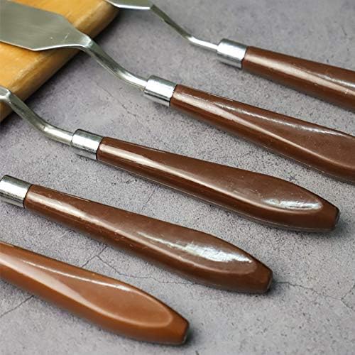 Cake Cream Spatula 5 Pieces/Set Stainless Steel Frosting Baking Pastry Tool - Image 8
