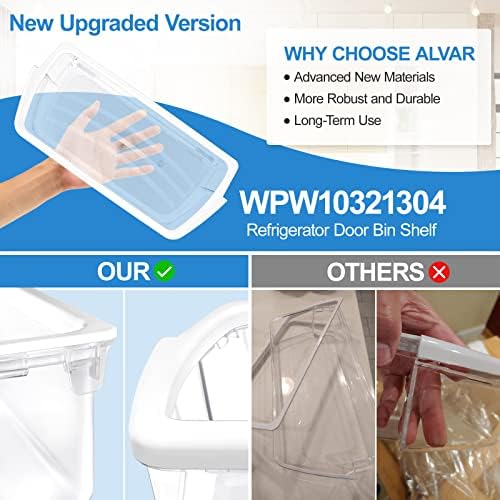WPW10321304 Refrigerator Door Bin for Whirlpool Refrigerator Door