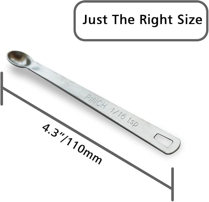 1PCS 1/16 Teaspoon Single Tiny Measuring Spoon, Small Individual Stainless - Image 2