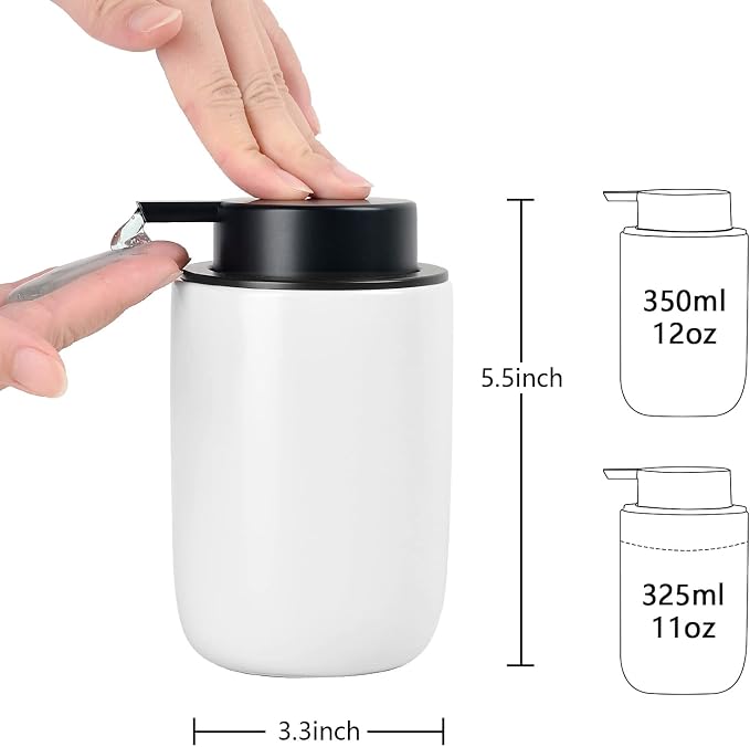 BosilunLife White Soap Dispenser Set - Image 5