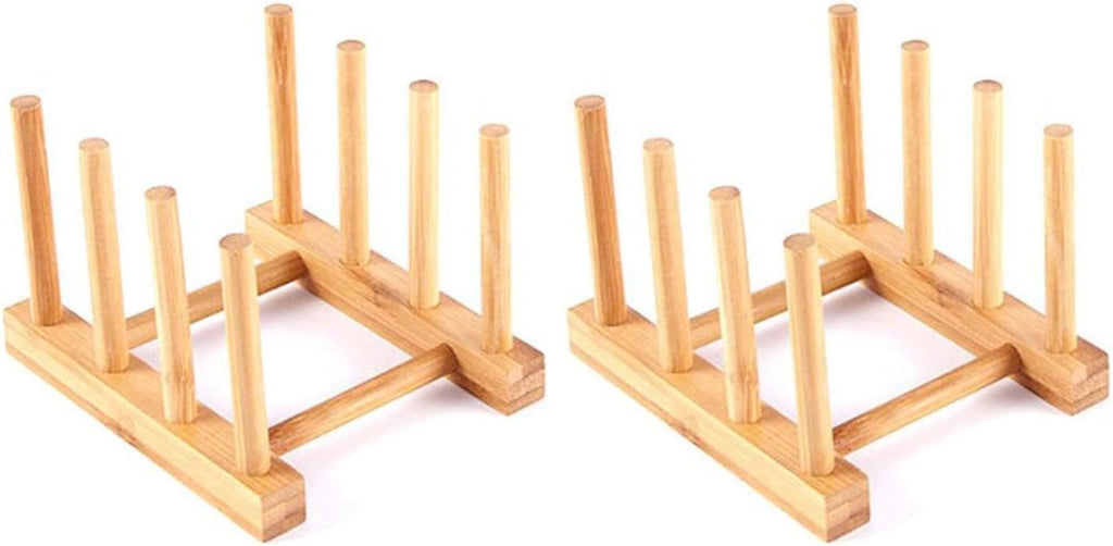 YWSHF Bamboo Wooden Dish Rack Drying for Kitchen