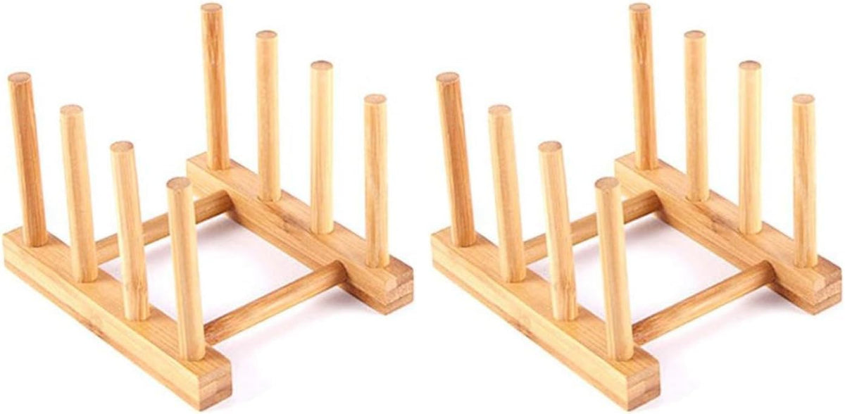 YWSHF Bamboo Wooden Dish Rack Drying for Kitchen