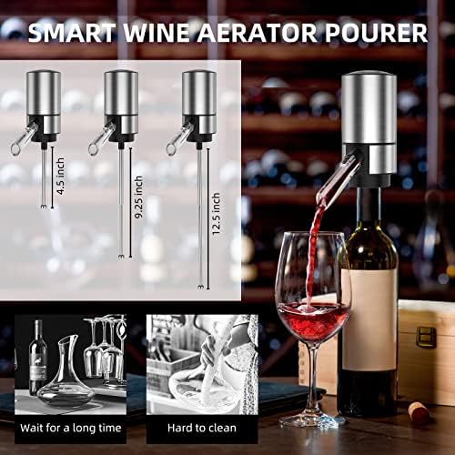 Wine Gifts-Electric Wine Opener and Aerator Set-Wine Dispenser Battery