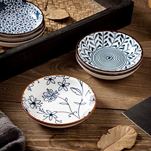 Japanese Style Ceramic Dipping Bowls,4'' Side Dishes Soy Sauce Dish