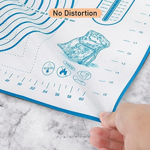 Silicone Baking Mat with Measurements, Pastry/Fondant/Dough Rolling