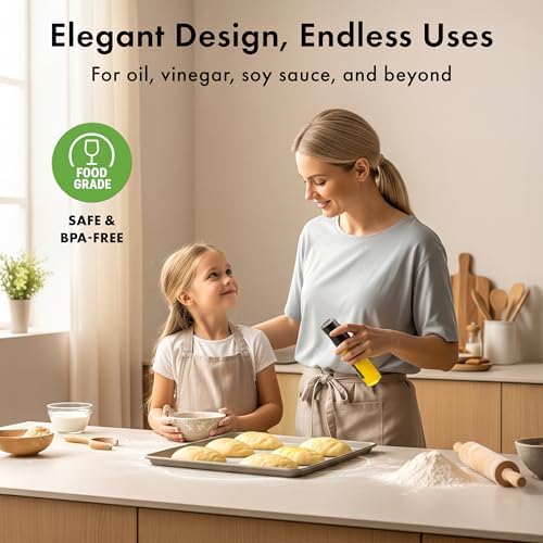 EDELHAUS Oil Sprayer, 2 Pack, Glass