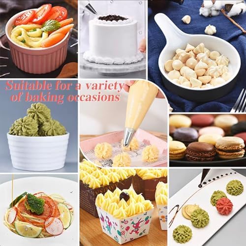 24Inch Disposable Piping Bags, 200PCS Icing Bags for Cake Decorating
