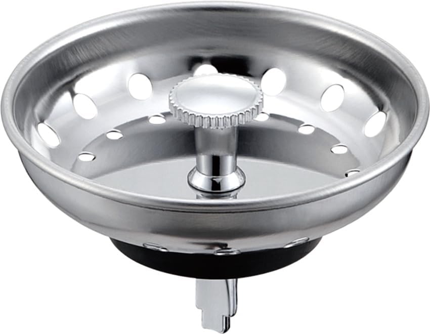 3.5" SS Kitchen Sink Strainer, Drain Basket & Stopper Set