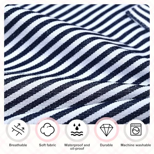 2Pack Adjustable Kitchen Apron for Women Men with 2