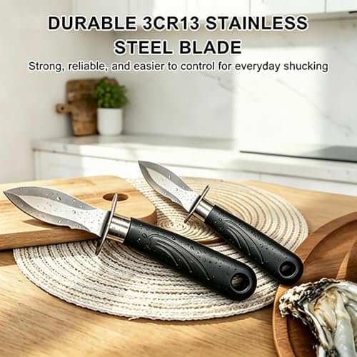 Oyster Knife Set, 2 Knives & 2 Pairs Level 5 Gloves