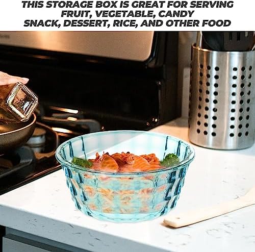 3pcs Salad Mixing Bowl With Lid Set, Clear Nesting Bowls Meal Prep