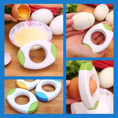 Shell Opener and Cutter - Topper Tool for Boiled Eggs - Quick Peeler