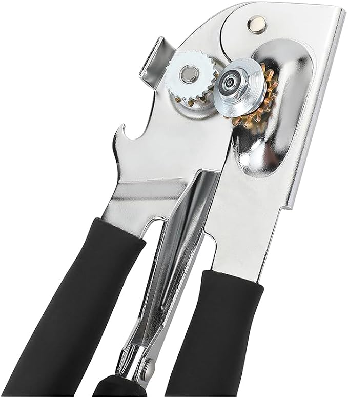 Manual Can Opener with Soft Handles, Commercial Can Openers Heavy Duty - Image 4