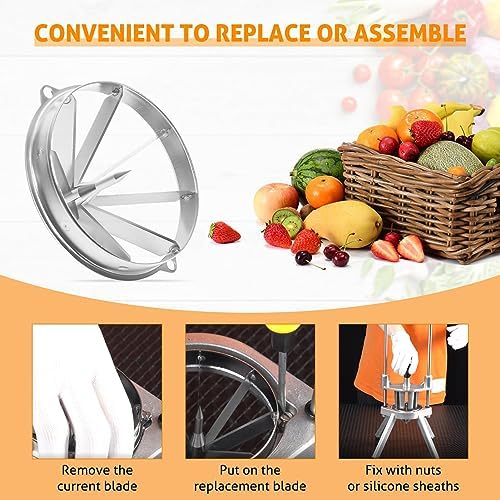 Fruit Cutter Blade Ergonomic Detachable Stainless Steel Sharp Apple