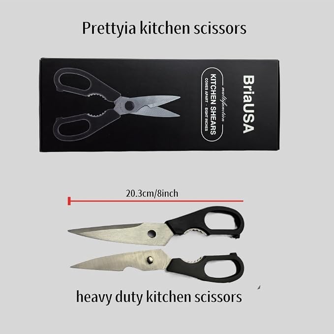 Prettyia Kitchen Shears, Take-Apart Heavy Duty Stainless Steel Multi Purpose - Image 7