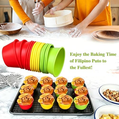 36 Silicone Puto Molder Filipino Medium-Size 2.36" Reusable