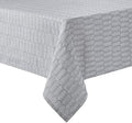 Martha Stewart Honeycomb Modern Farmhouse Tablecloth, Charcoal Grey