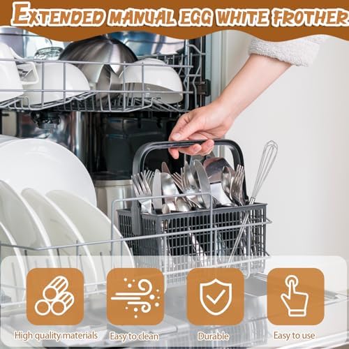 2 Pcs Mini Whisks Set, Stainless Steel Whisk Tiny Egg Whisk