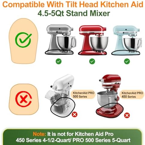 Bamboo Mixer Slider for KitchenAid 4.5-5 Qt Tilt-Head Stand Mixer