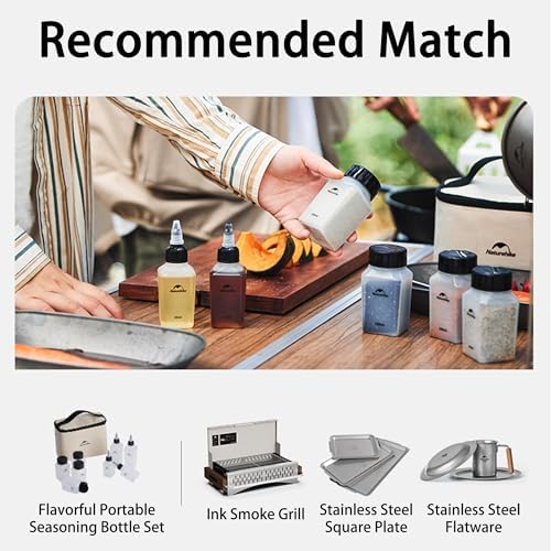windhike Naturehike PP 6/8 Pcs-Set Travel Spice Containers, Camping