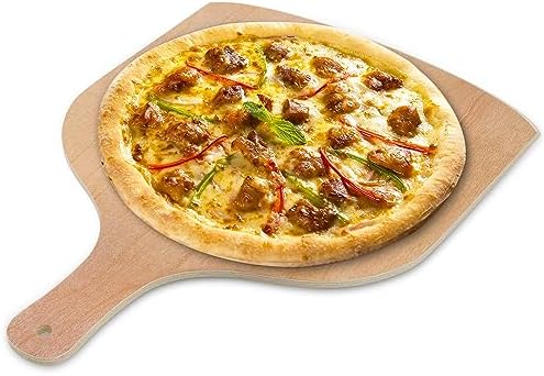 2 Pack Wooden Pizza Peel, 12 inch Paddle Set