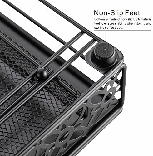 Flagship Coffee Pod Storage Drawer, Organizer for Keurig (42 Pods, Iron)