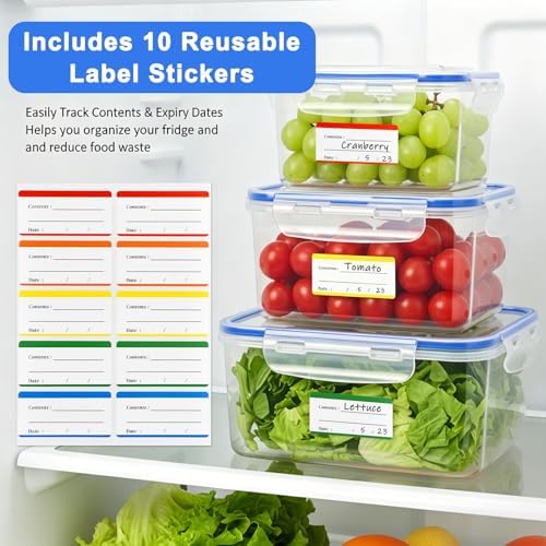 3-Pack Fruit Storage Containers with Removable Colanders