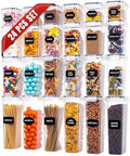 Oizeir Airtight Food Storage Containers with Lids 24-Pack, Pantry Kitchen