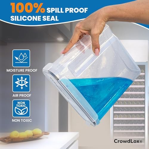 Cereal Storage Containers 4L Food Grade and BPA Free Sets with Lids