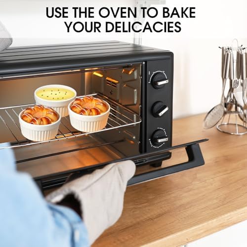 12 Pack White Ramekins 8 oz with Lids, Oven Safe Porcelain