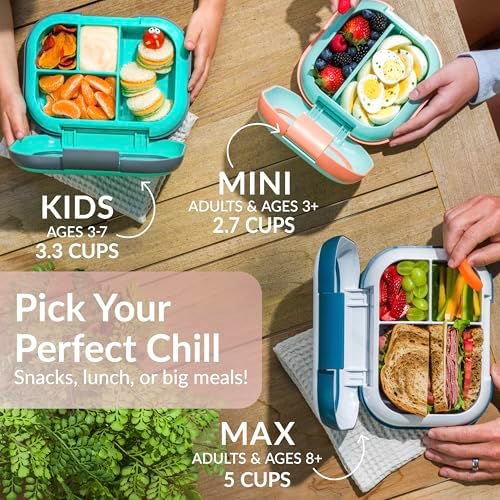 Bentgo Chill Max Leak-Proof XL Bento-Style 3 or 4 Compartment Lunch
