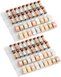 16 Pack Acrylic Drawer Spice Organizer, Expandable From 11''-22''