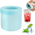 Cylinder Silicone Ice Cube Mold, New 3D Ice Cubes Maker, Decompress Ice Lattice by Achouray