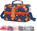 Insulated Kids Dual Compartment Lunch Bag, Star Rocket