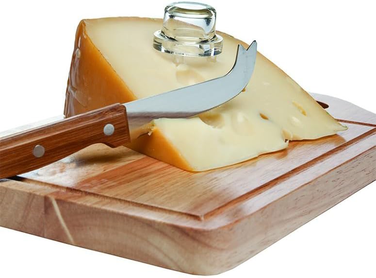 Franmara Acrylic Button-Style Three-Pronged Cheese Clinchers, Set of