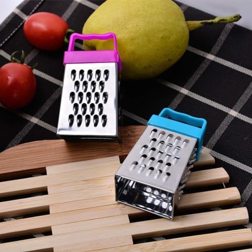 Mini Cheese Grater, 3-Piece Stainless Steel Box Grater Set