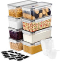 Sorbus Airtight Food Storage Containers, Plastic Pantry Bins (8 Pack)