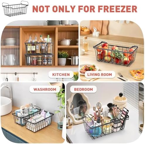 Goovilla Freezer Organizer Bins, 5-7 Cu.FT Chest Freezer, 4 Pack