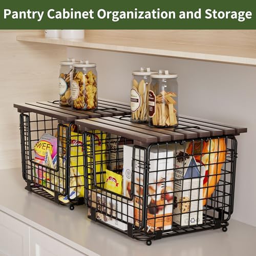 2 Pack Stackable Potato and Onion Storage Bins