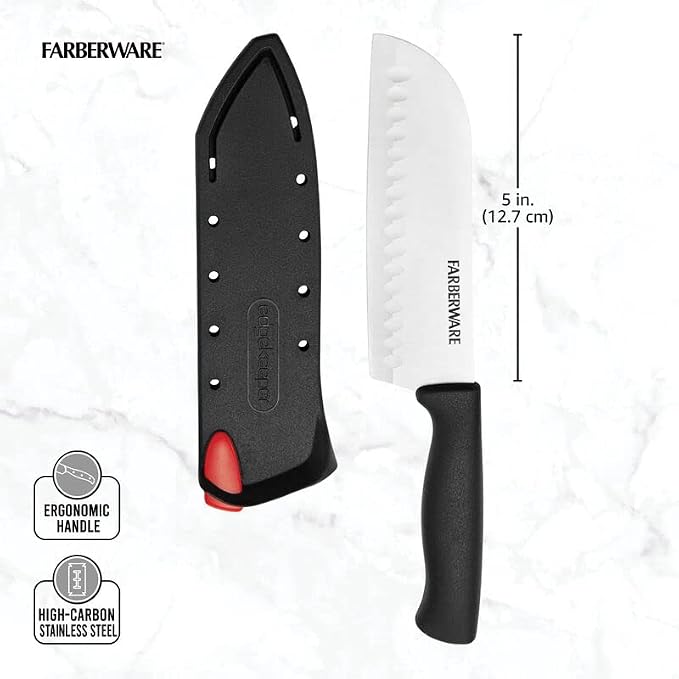 Farberware Edgekeeper 5-Inch Santoku Knife - Image 4