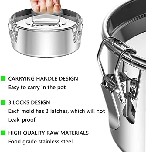 Flan Pan Flanera Mold, Stainless Steel Flan Mold with Lid - Flan Maker