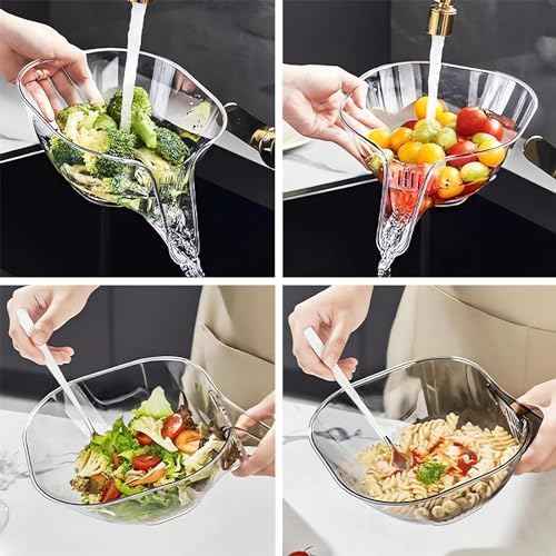 Multi-functional Drain Basket, 1PC, Clear