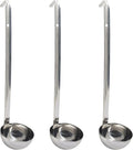 5 Oz Stainless Steel Ladle, 11.8" Long Handle Length by Auvotuis