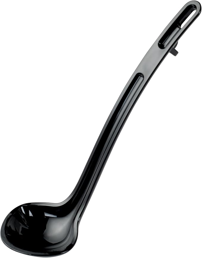 Winco One Piece Dual Spout Plastic Ladle, 3/4 Ounce by Winco