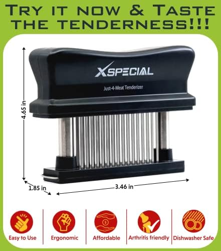 XSpecial 48-Blade Stainless Steel Meat Tenderizer